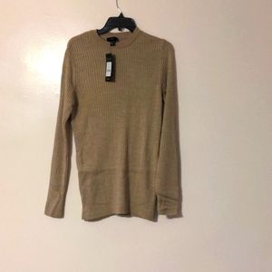 New look mens muscle fit crew neck knitted sweater